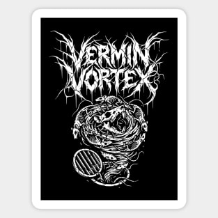 Vermin Vortex Death Metal Logo Design Magnet
